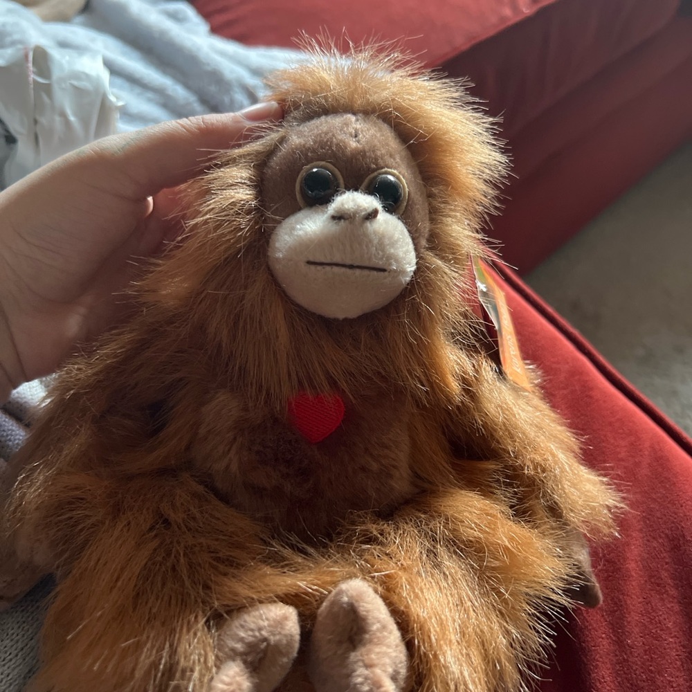 SOLD: Karen’s Heart Orangutan Plush – San Diego Zoo Exclusive